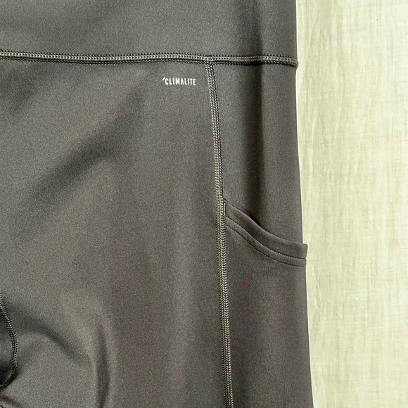 ADIDAS - TRACK PANTS Logo Stripes Wm Sz XL - BLACK - Picture 3 of 11